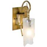 Varaluz Soho 13 1/2&quot; High Hammered Ore Wall Sconce