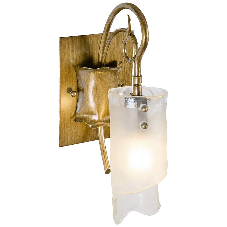 Image 1 Varaluz Soho 13 1/2 inch High Hammered Ore Wall Sconce