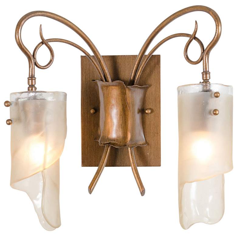 Image 1 Varaluz Soho 14 1/2" Wide Hammered Ore 2-Light Bath Light