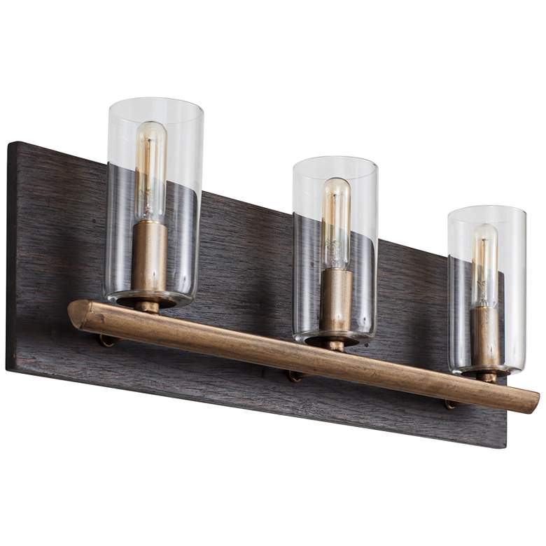Image 1 Varaluz Stesso 20" Wide 3-Light Havana Gold Bath Light
