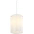 Varaluz Swirled 12" Wide Chrome Mini Pendant