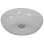 3_Varaluz Swirled 12" Wide French Feather Glass 2-Light Ceiling Light more views