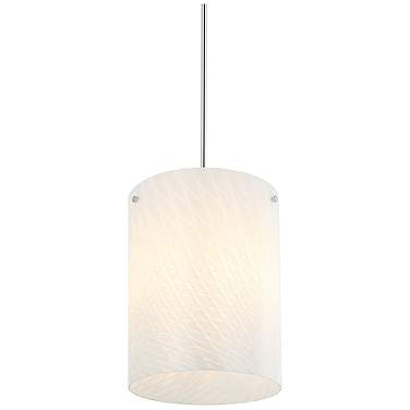Varaluz Swirled 12" Wide Chrome Mini Pendant