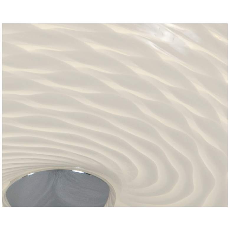 Image 5 Varaluz Swirled 15 1/2"W French Feather Glass 2-Light Ceiling Light more views
