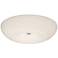 Varaluz Swirled 18"W French Feather Glass LED Ceiling Light