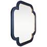 3_Varaluz Swiss Dark Blue Grasscloth/Weathered Brass 36" x36" Wall more views