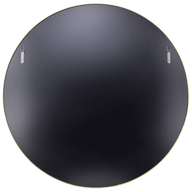 Image 3 Varaluz Tablet Gold 40" Round Wall Mirror more views