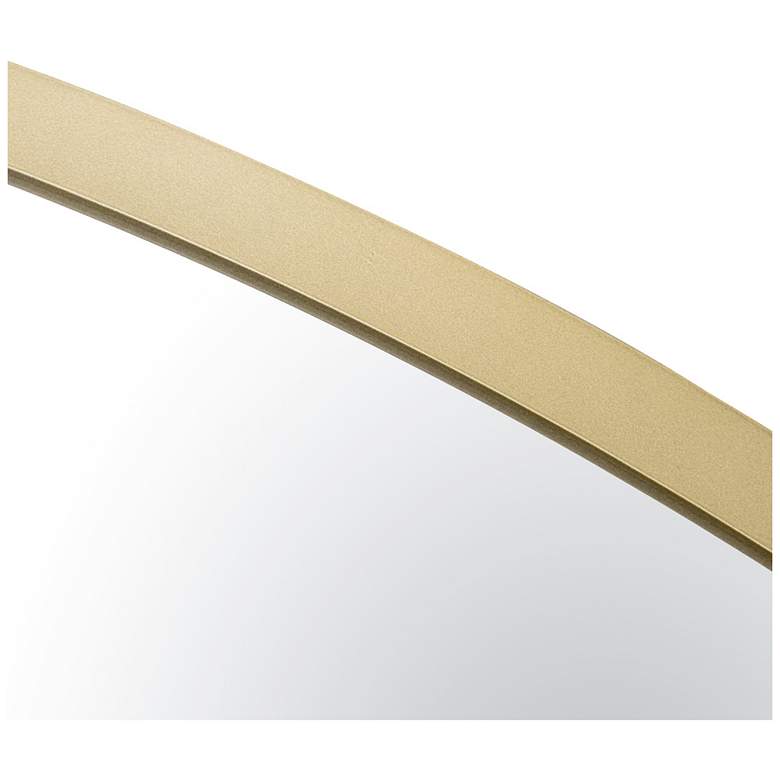 Image 4 Varaluz Tablet Gold 40" Round Wall Mirror more views