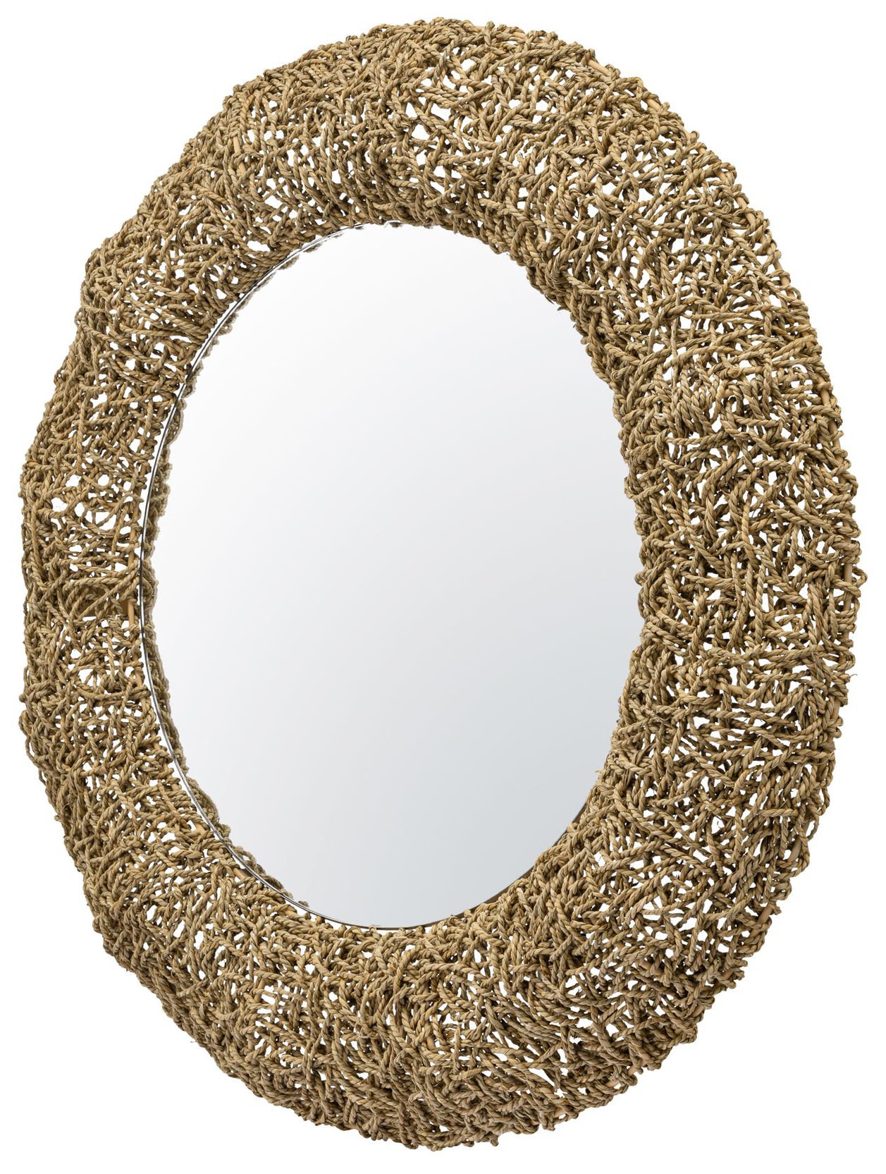 Image 2 Varaluz Tangled 33" Natural Rope Wall Mirror more views