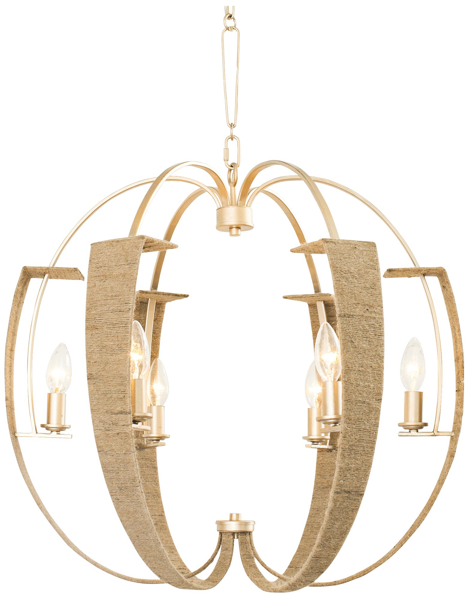 Varaluz Tinali 24" Wide Gold Dust Chandelier