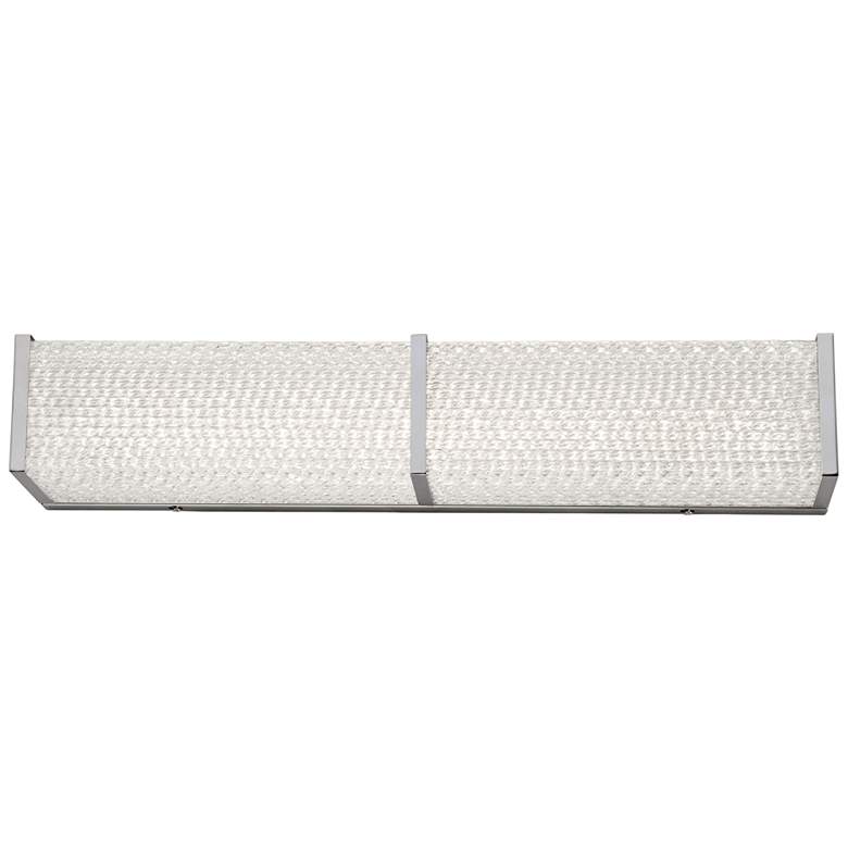 Image 1 Varaluz Twisted Sistah 24" Wide Chrome LED Bath Light