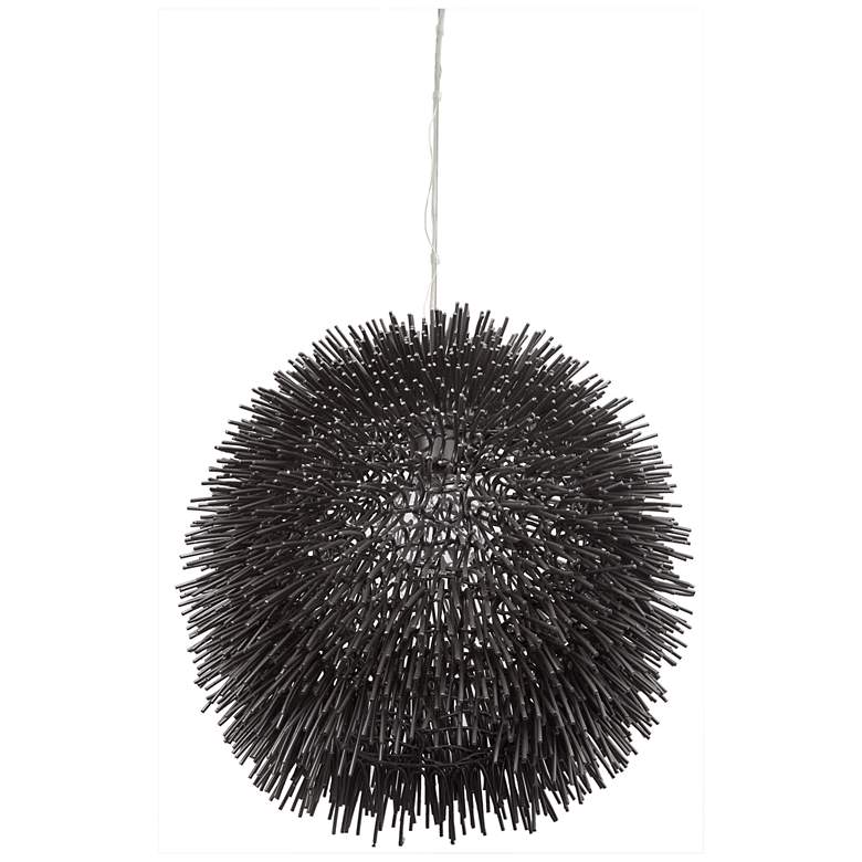 Image 2 Varaluz Urchin 13" Wide Black Pendant Light