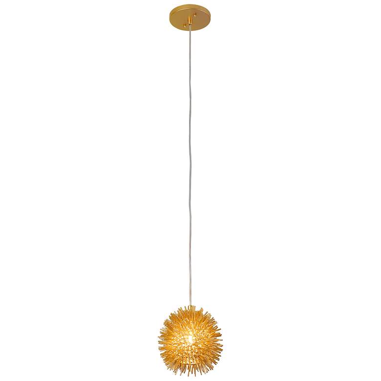 Image 3 Varaluz Urchin 6 1/4" Wide Gold Mini Pendant Light more views