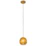 3_Varaluz Urchin 6 1/4" Wide Gold Mini Pendant Light more views