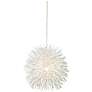 2_Varaluz Urchin 6 1/4" Wide White Mini Pendant Light