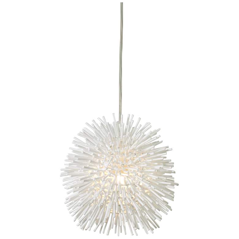 Image 3 Varaluz Urchin 6 1/4" Wide White Mini Pendant Light more views