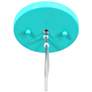 7_Varaluz Urchin 9" Wide Aqua Velvet Mini Pendant Light more views