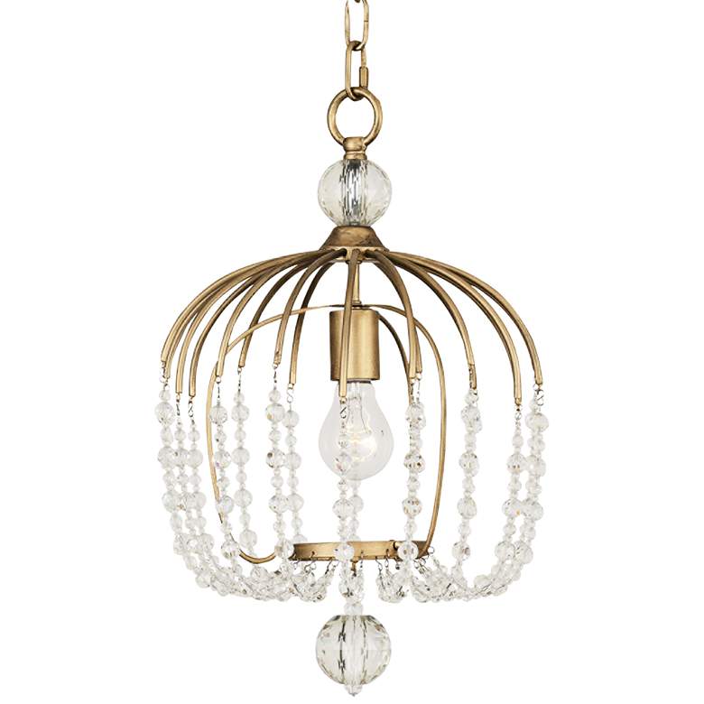 Image 1 Varaluz Voliere 12 1/2 inch Wide Havana Gold Pendant Light