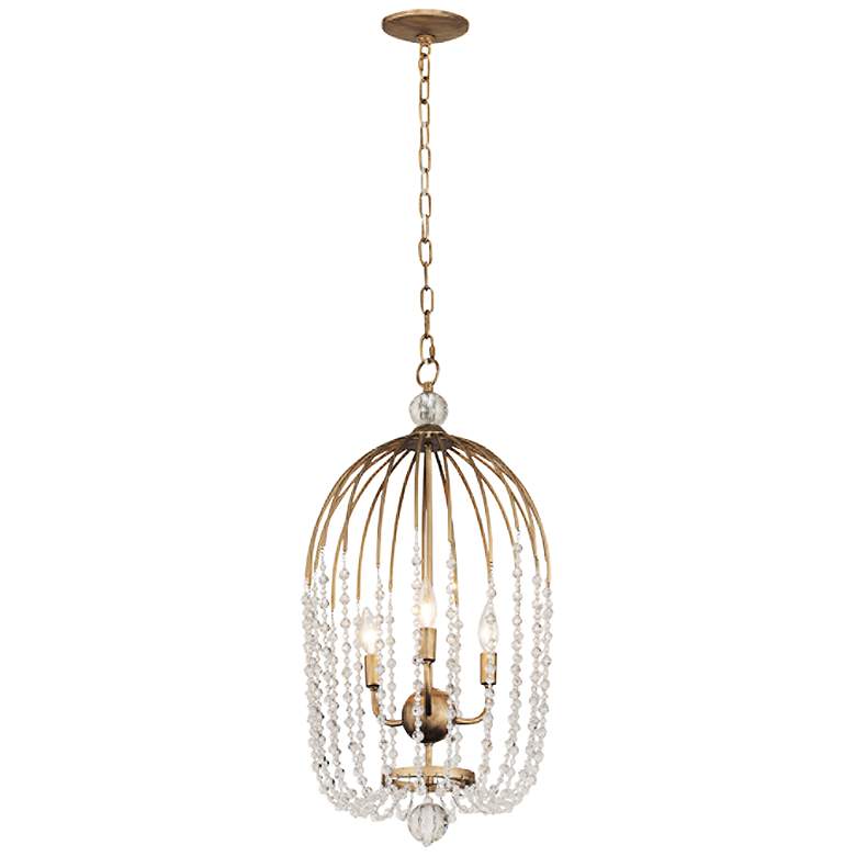 Image 4 Varaluz Voliere 14 1/2"W Havana Gold 3-Light Pendant Light more views