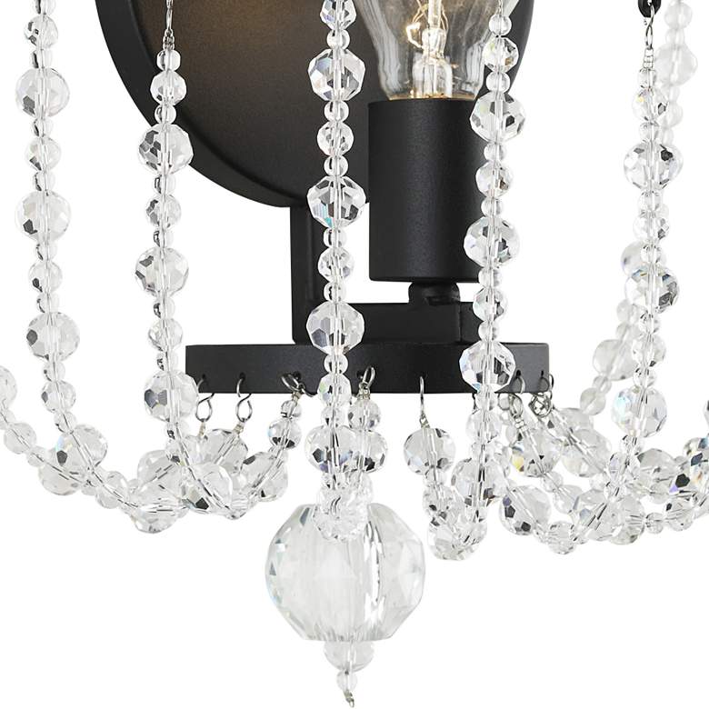Image 3 Varaluz Voliere 17" High Black Wall Sconce more views