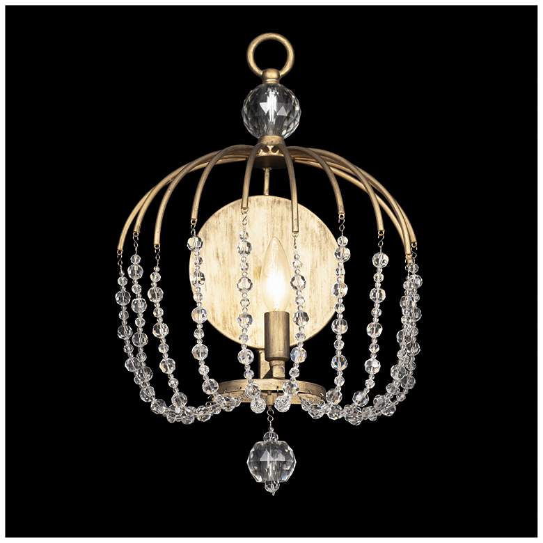 Image 3 Varaluz Voliere 17" High Havana Gold Wall Sconce more views