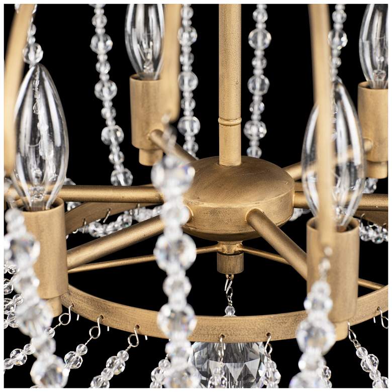 Image 4 Varaluz Voliere 24 1/2" Wide Havana Gold and Crystal Ceiling Light more views