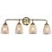 Varaluz Westport 29 1/2"W 4-Light Antique Brass Bath Light