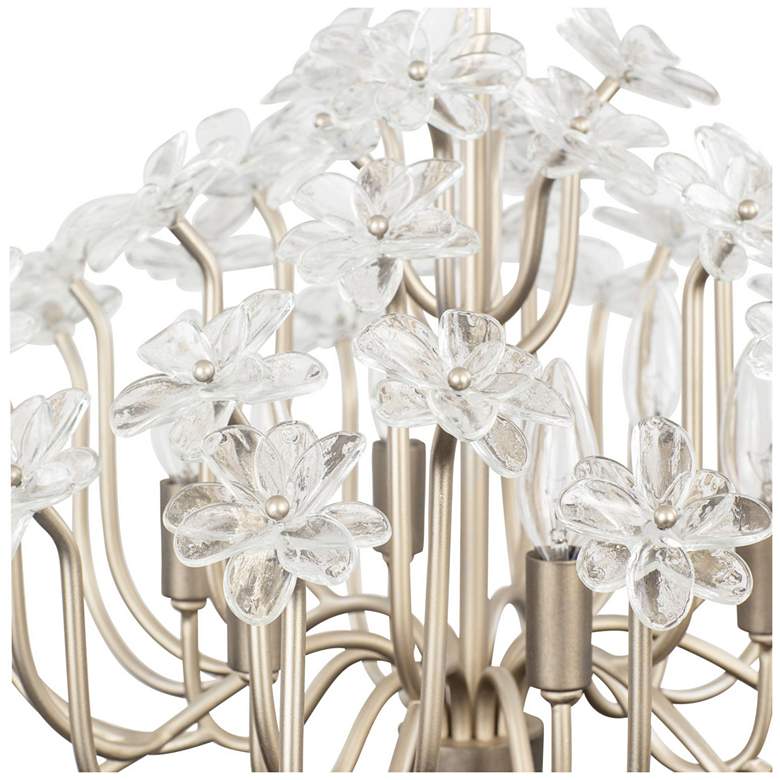 Image 2 Varaluz Wildflower 26" Wide Gold Dust 6-Light Chandelier more views