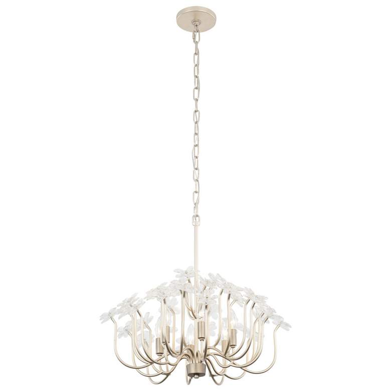 Image 5 Varaluz Wildflower 26" Wide Gold Dust 6-Light Chandelier more views