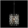 5_Varaluz Windsor 11 1/2" Wide Carbon and Gold Crystal Mini Pendant more views