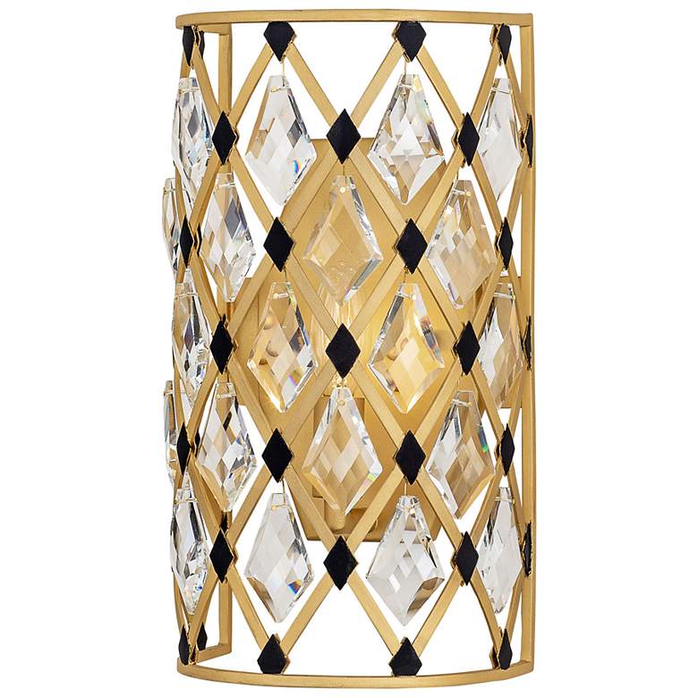 Image 1 Varaluz Windsor 13" High French Gold Wall Sconce