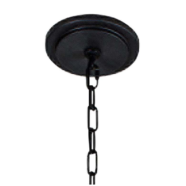 Image 3 Varaluz Windsor 18" Wide 4-Light Carbon and Gold Crystal Pendant Light more views