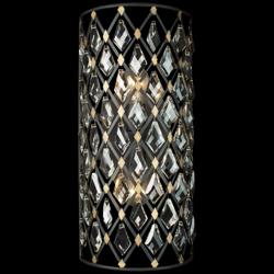 Varaluz Windsor 21&quot; High Carbon and Havana Gold 2-Light Wall Sconce