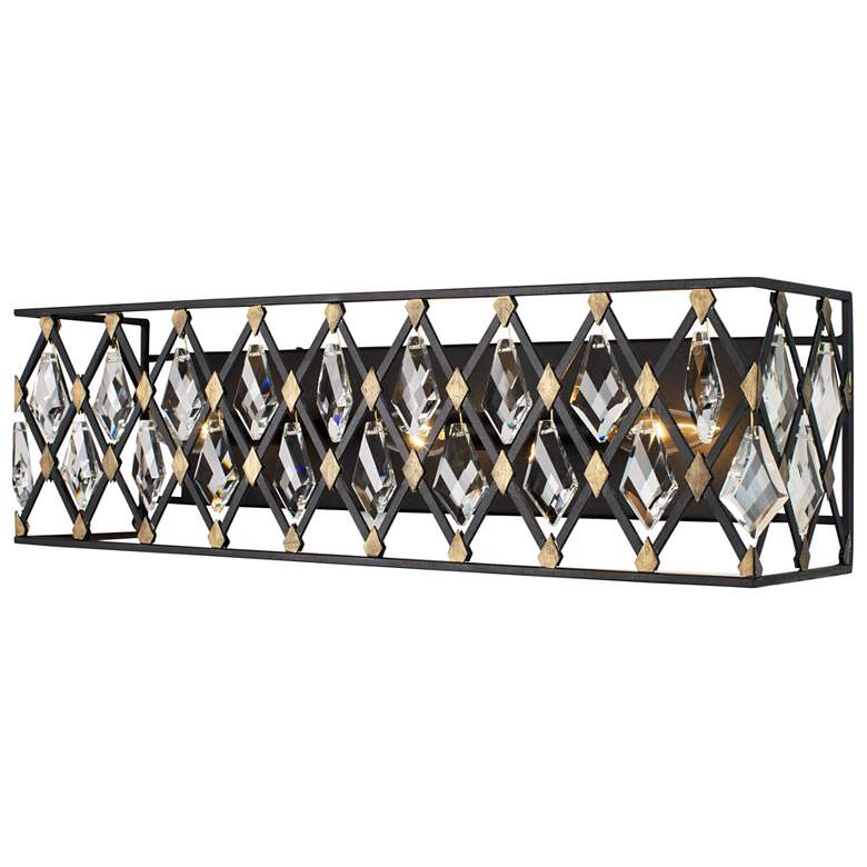 Image 3 Varaluz Windsor 23 1/4" Wide Carbon and Havana Gold 3-Light Bath Light more views