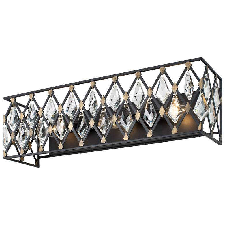 Image 4 Varaluz Windsor 23 1/4" Wide Carbon and Havana Gold 3-Light Bath Light more views