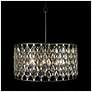 6_Varaluz Windsor 25" Wide 6-Light Carbon and Gold Crystal Pendant Light more views
