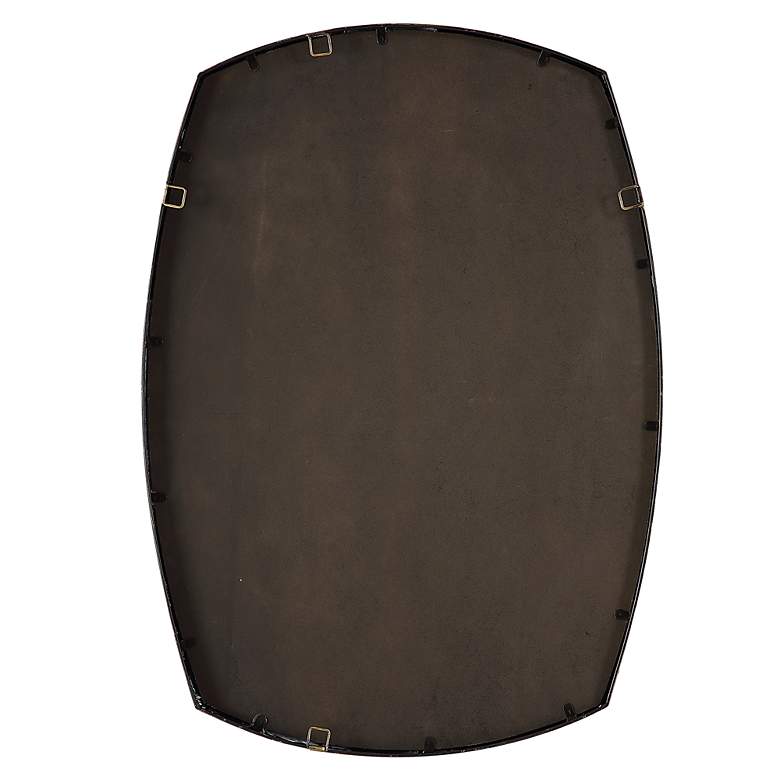 Image 7 Varenna Antiqued Gold 27" x 38" Vanity Wall Mirror more views