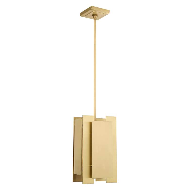 Image 3 Varick 1 Light Satin Brass Mini Pendant more views