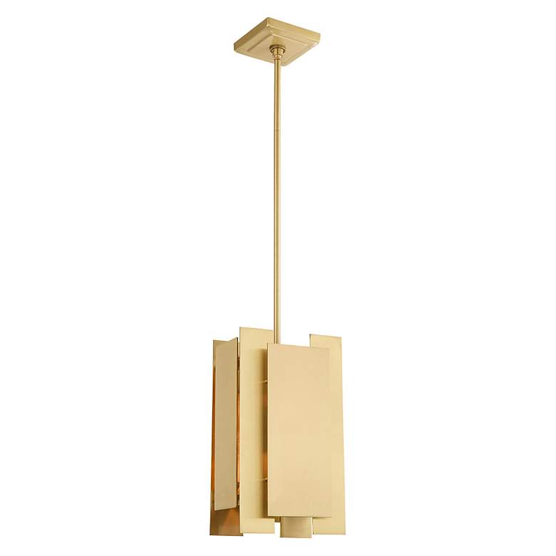 Image 4 Varick 1 Light Satin Brass Mini Pendant more views