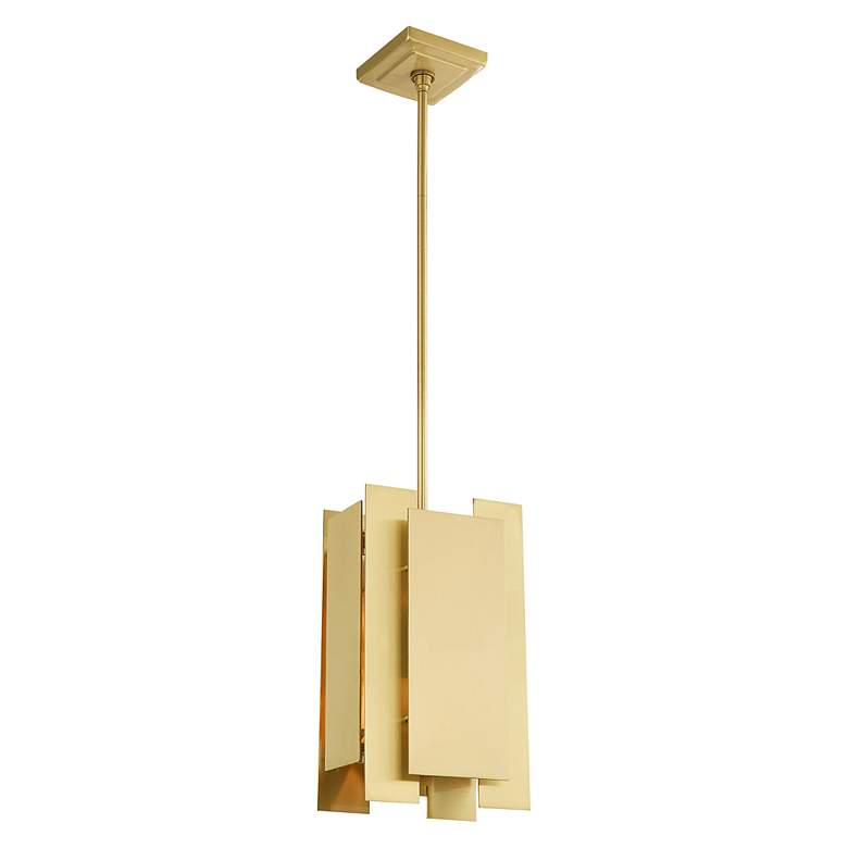 Image 5 Varick 1 Light Satin Brass Mini Pendant more views
