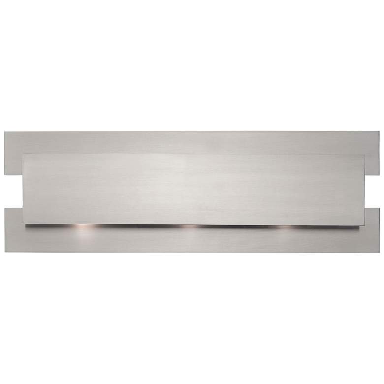 Image 4 Varick 23 3/4 inchW Brushed Nickel 3-Light Bathroom Vanity Light more views