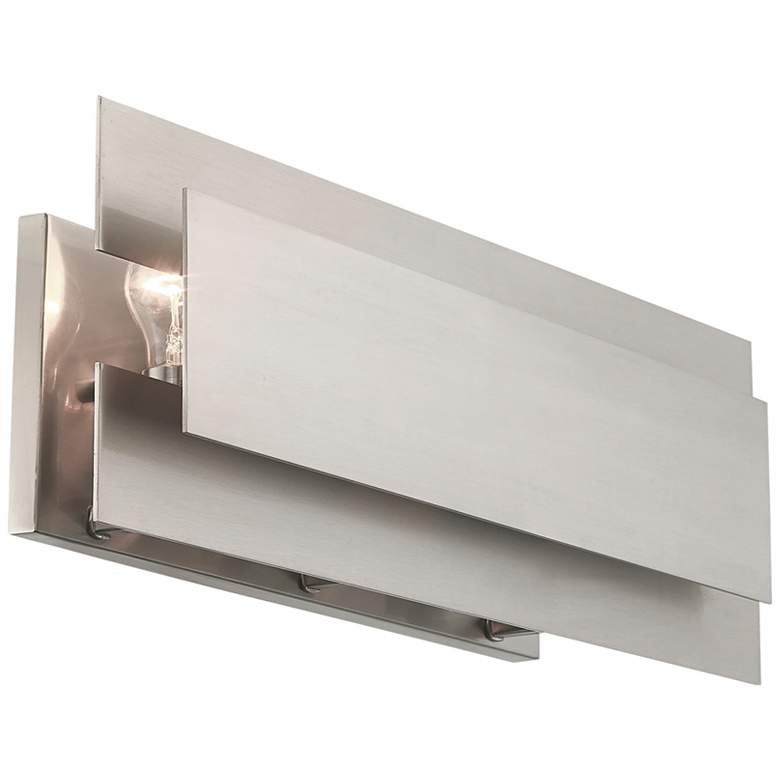 Image 5 Varick 23 3/4 inchW Brushed Nickel 3-Light Bathroom Vanity Light more views