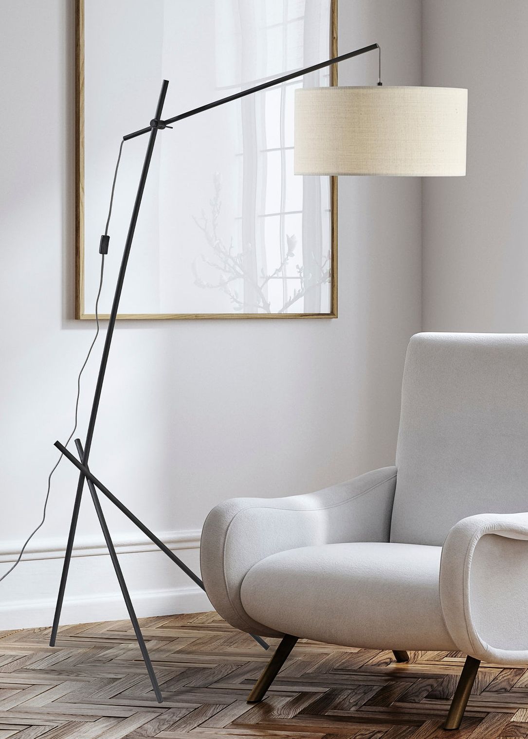 New Tripod Floor Lamp on sale Black