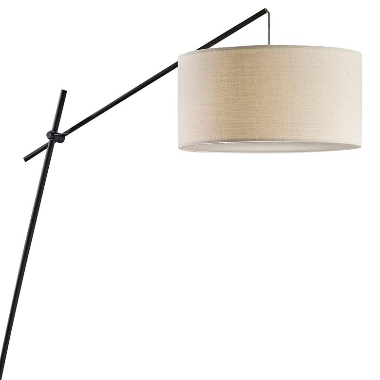 Image 3 Varick Black Metal Arc Tripod Floor Lamp more views