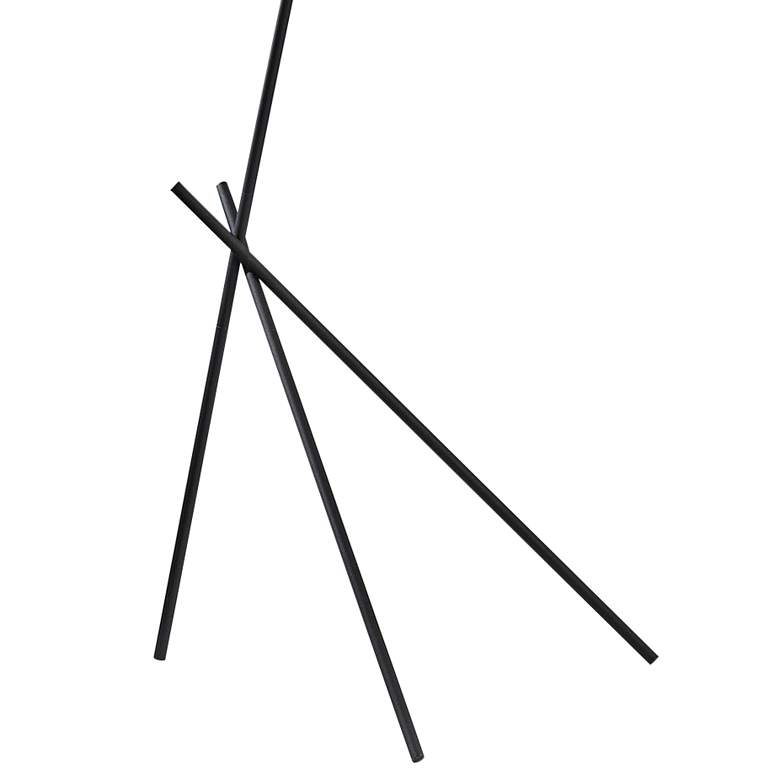 Image 4 Varick Black Metal Arc Tripod Floor Lamp more views