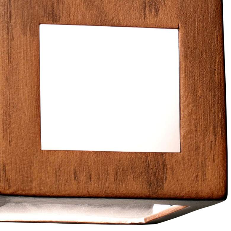 Image 3 Varien Bay 12 1/2"H Rubbed Copper Ceramic Outdoor Wall Light more views
