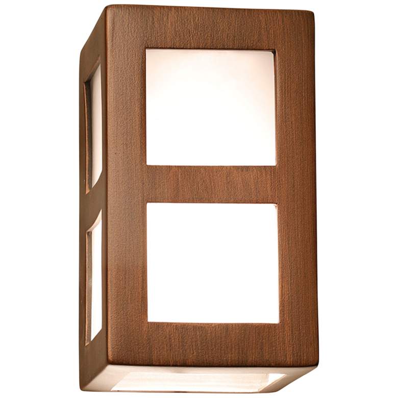 Image 2 Varien Bay 9 1/2" High Copper Ceramic LED Outdoor Wall Light