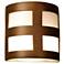 Varien-bay-9-inch-high-ceramic-bronze-4-windows-up/down-LED-outdoor-wall