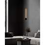 4_Varna 24 1/4" High Matte Black ADA LED Wall Sconce more views