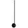 Varna 31.75" High Matte Black ADA LED Wall Sconce